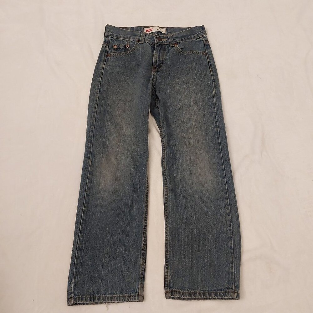 Levi Strauss & Co. 550 Kids Relaxed Fit Blue Jeans | Size 10 Regular | Durable - Picture 1 of 7